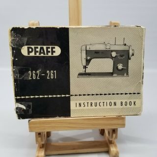 Vintage Pfaff 262 - 261 Sewing Machine Instruction Book