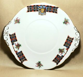 Vintage Royal Standard Bonnie Scotland Fine Bone China " Stewart Clan " Plate