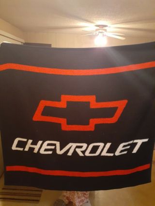 Vintage Chevrolet Blanket Throw By Biederlack Of America