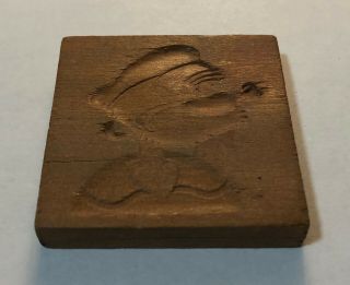 Vintage Popeye The Sailor Man Wood Mold Press