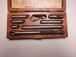 Vintage Lufkin Machinist Inside Micrometer Set No.  680a - Good
