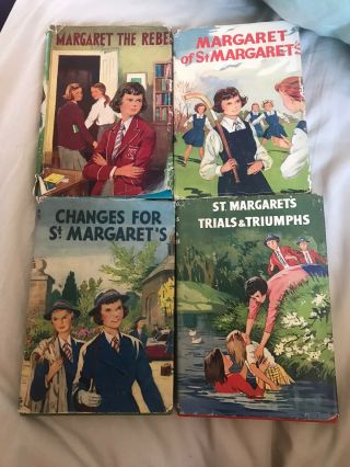 4 Vintage Books In The " Margaret Of St Margaret " Series By Helen Humphries
