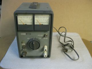 Vintage Eico Model 1064 6v/12v Variable Battery Eliminator/charge Dc Supply