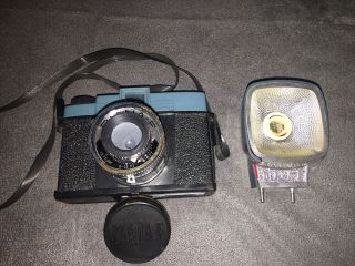 Diana F Camera 120mm Pin Hole,  Medium Format Film,  Flash Vintage Circa 1960’s