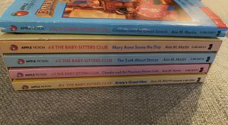Vintage - The Babysitters Club Books 1986 Boxed Set,  Volumes 1 - 4 And Volume 33