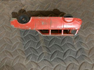 Vintage Hubley Red Die Cast Chevy Corvair Station Wagon 405 3
