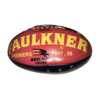 Afl Grand Final Premiers Ball Adelaide Crows 1998 1997 Faulkner Football Vintage