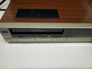 Vintage Panasonic Video Cassette Recorder Pv - 1334r.  No Remote