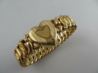 American Queen Pitman Keeler Vintage Expansion Sweetheart Bracelet