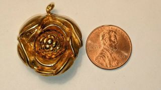 Vintage Gold Tone Lanvin Paris Pendant Jewelry Piece Repair