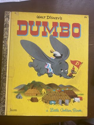 Vintage 1947 Walt Disney’s Dumbo Little Golden Book