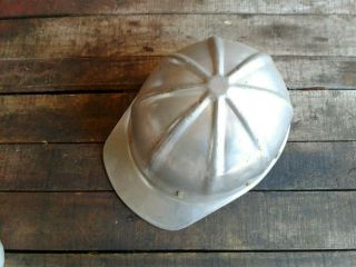 Vintage Hard Hat Aluminum Bullard Mcdonald Hardhat W/ Liner - Unknown