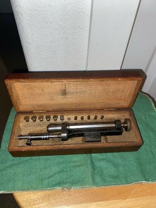 Vintage Boley Screw Head Polishing Tool W/original Box