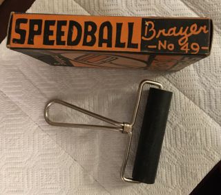 Vintage Speedball Brayer 49 4 