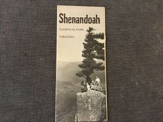Shenandoah National Park Va 1958 Brochure