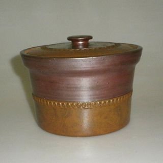 Vintage Bendigo Pottery Lidded Pot