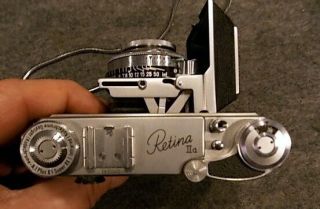 Vintage Kodak Retina IIa 35mm Rangefinder Camera Retina - Xenon f2 Lens with Case 2