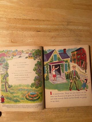 Vintage Little Golden Book A Day At The Zoo Children ' s Book 1950 Very Good cond. 2