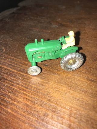 Vintage Green Wheel Matchbox Lesney Massey Harris Tractor No.  4 Grey Wheels?