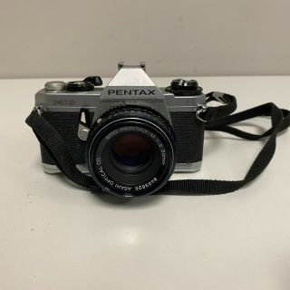 Vintage Pentax Mg 35mm Slr Camera With Smc Pentax 1:2 50mm Lens Japan