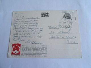 Cool Vintage 1988 Greetings from Ireland John Hinde Travel Souvenir Postcard 2