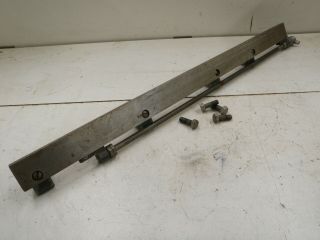 Vintage Craftsman Cast Iron Table Saw Micro Adjust Fence Rail From 101.  02142
