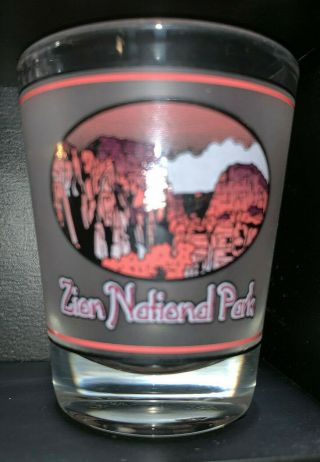 Zion National Park,  Utah Souvenir Shot Glass 2