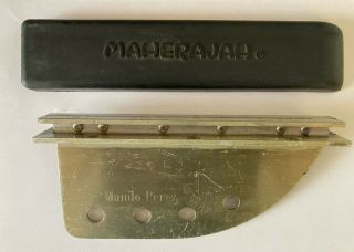 Maherajah Vintage Stainless Steel Fin Waterski Skeg Wood