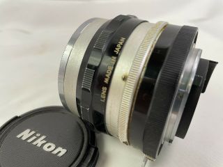 Vintage Nikon Nippon Kogaku Nikkor - S Auto 1:2 F=5cm Lens (made In Japan)
