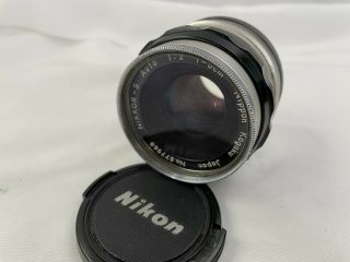 Vintage Nikon Nippon Kogaku Nikkor - S Auto 1:2 f=5cm Lens (Made in Japan) 2