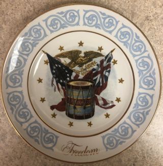 Vintage 1974 Avon Freedom Collector Plate By Enoch Wedgwood Tunstall England