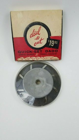 Vintage Comet Dial - A - Cut Quick Set Dado Box O5