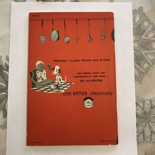 Vintage 1953 The Cook ' s Cookbook 2