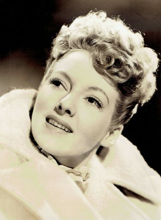 1950 Vintage Photo Actress Evelyn Keyes Poses Glamour Studio Publicity Portrait