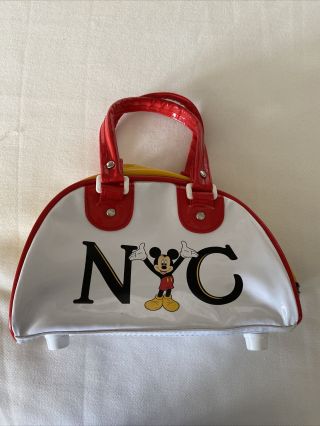 Nyc World Of Disney Mickey Mouse Small Kids Bowling Style Bag