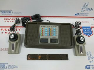 Vintage Atari Ultra Pong Doubles Video Game Console W/ Paddles (as - Is As Found)