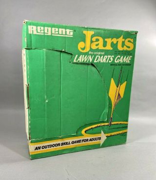 Vintage Regent Jarts Lawn Darts Game - Box Only