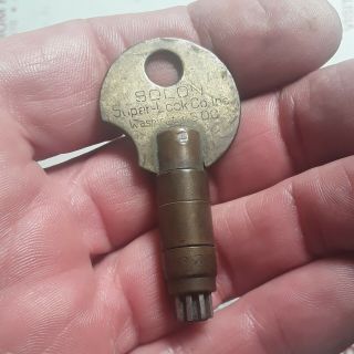 Vintage Solon Lock Co.  Inc Washington Dc Nix - Pix Key Only