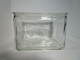 Vintage Glass Car Battery Jar Or Box Use For Fish Tank Bowl Aquarium Terrarium