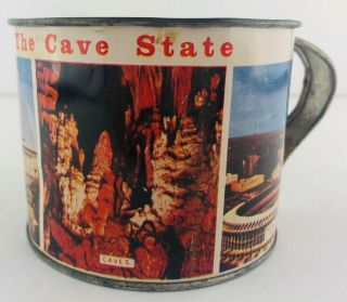 Missouri Souvenir Tin Cup Mug The Cave State State Capital,  Lakes Bush Stadium