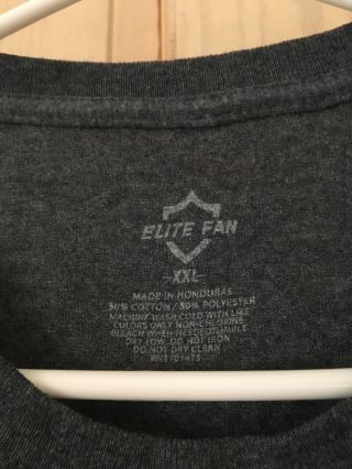 Elite Fan Shop Ohio State Buckeyes Men ' s T - Shirt Charcoal Vintage,  XXL 2