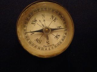 Vintage Brass Spanish American War Compass,  1890 