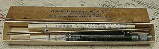 Vintage Pelouze Tension Scale Model 2 - T W/box Previously Owned