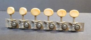 Vintage 6 - And - 6 12 - String Plate Guitar Tuners Left Only (bass)