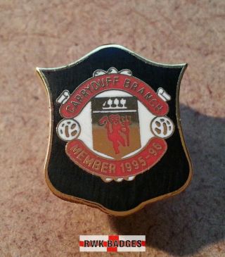 Manchester United - Vintage Supporters Club Enamel Badge