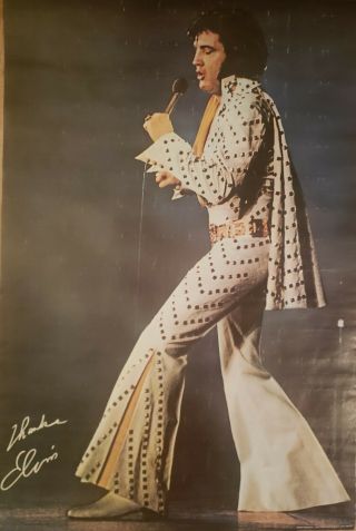 Vintage Music Poster Elvis Presley 1970 