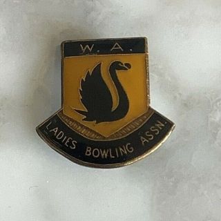 Vintage Western Australian Ladies Bowling Association Badge