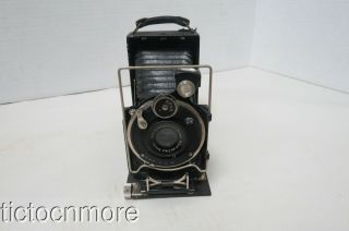 Vintage Rokuoh - Sha Folding Camera Rokuoh - Sha Optar Anastigmat Lens 1:6.  3 10.  5cm
