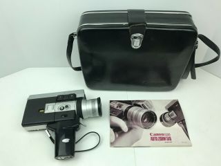 Vintage Canon Auto Zoom 518 8 Movie Camera - Motor Running Slow -