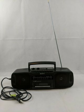 Vintage Sony Cfs - 200 Am/fm Radio Cassette Tape Recorder Not